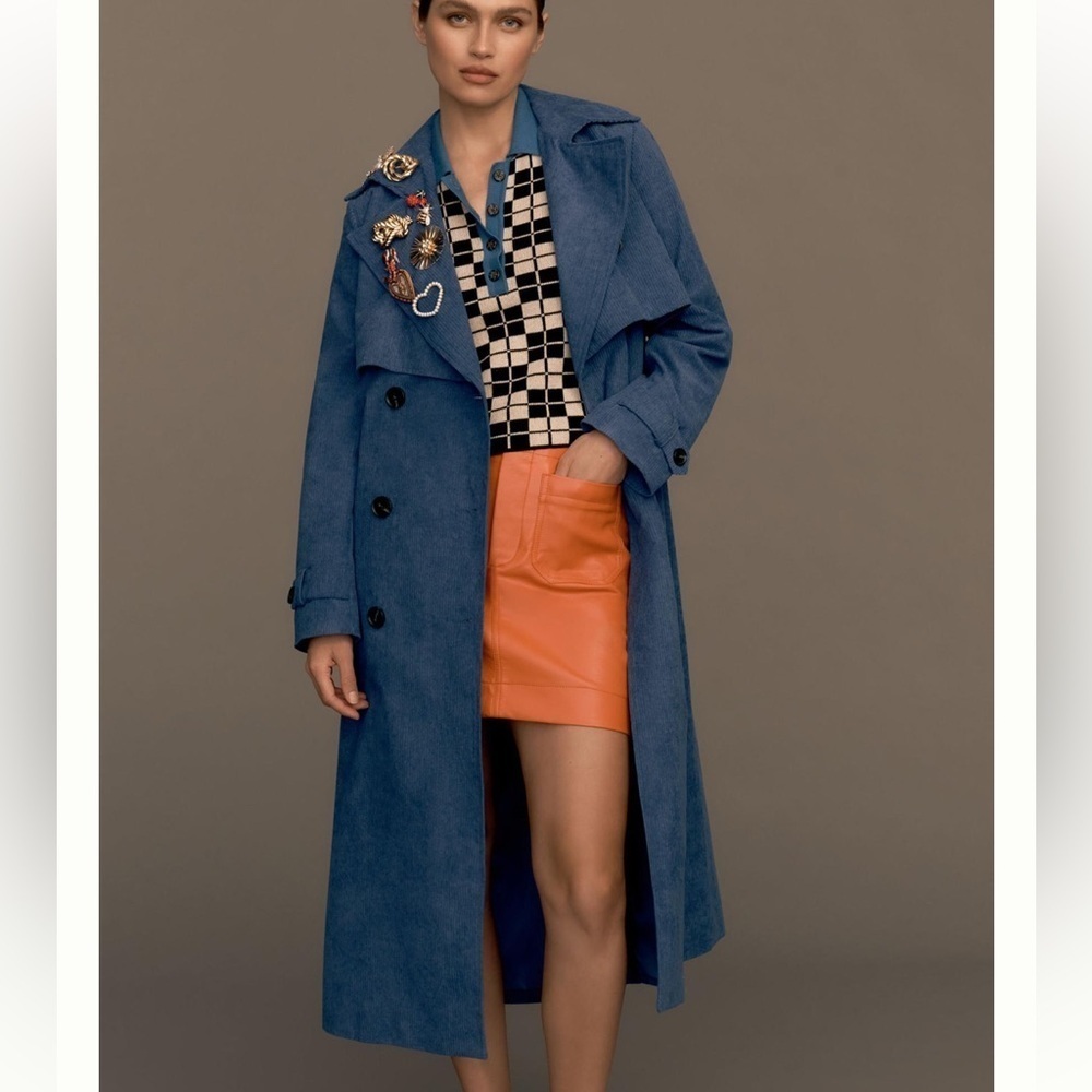 MAEVE By Anthropologie| BNWT The Colette faux leather mini skirt | size medium